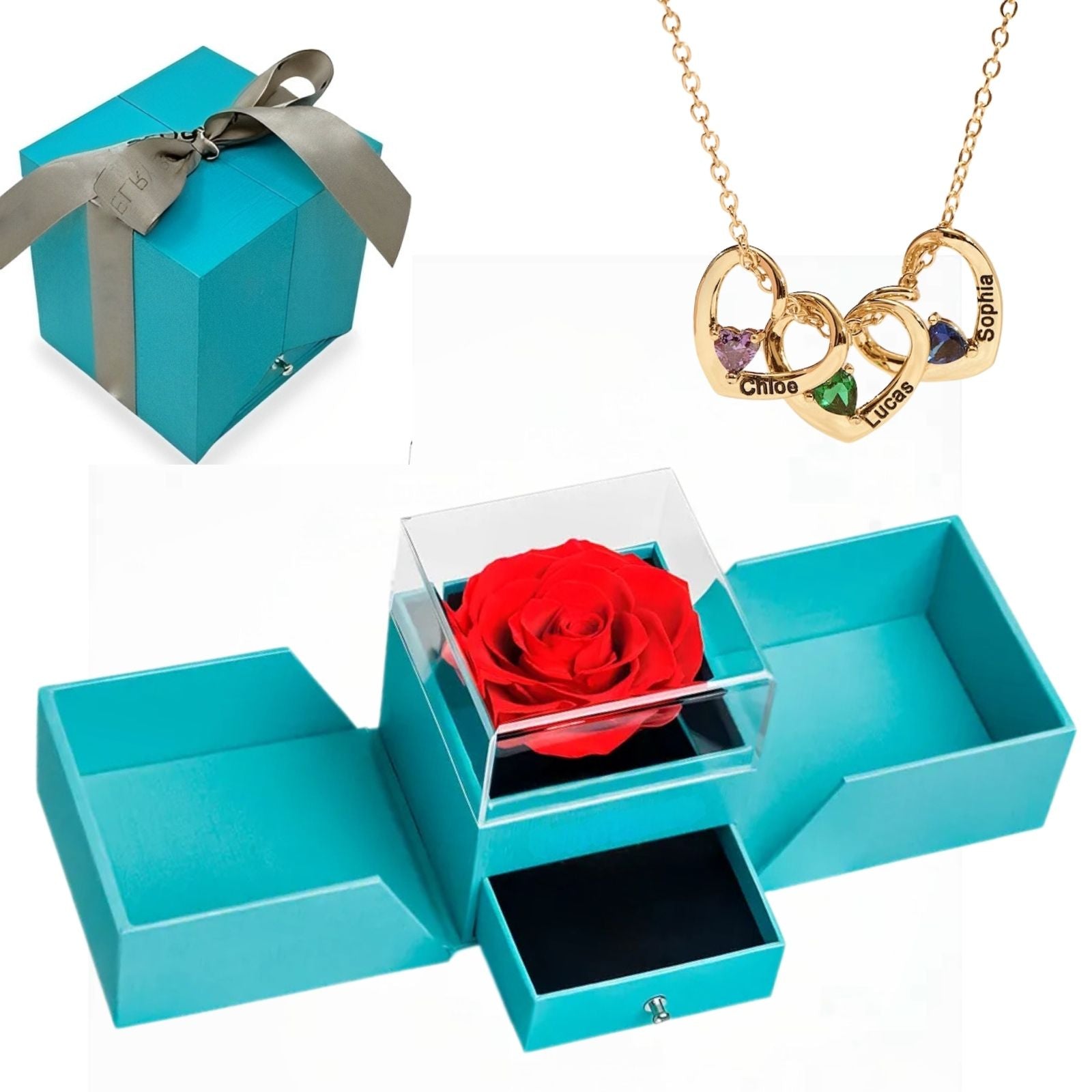 Colar Amor de Mãe Personalizável - Nome e Mês de Aniversário