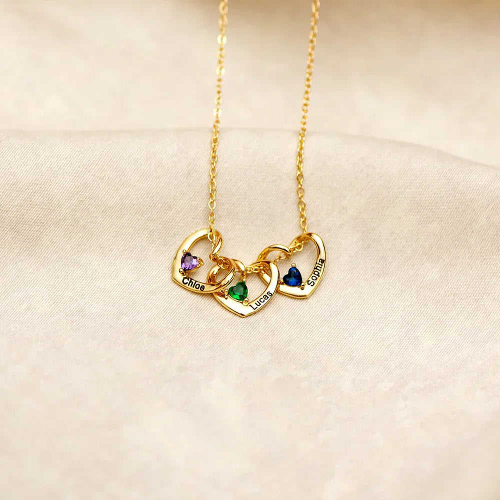 Colar Amor de Mãe Personalizável - Nome e Mês de Aniversário