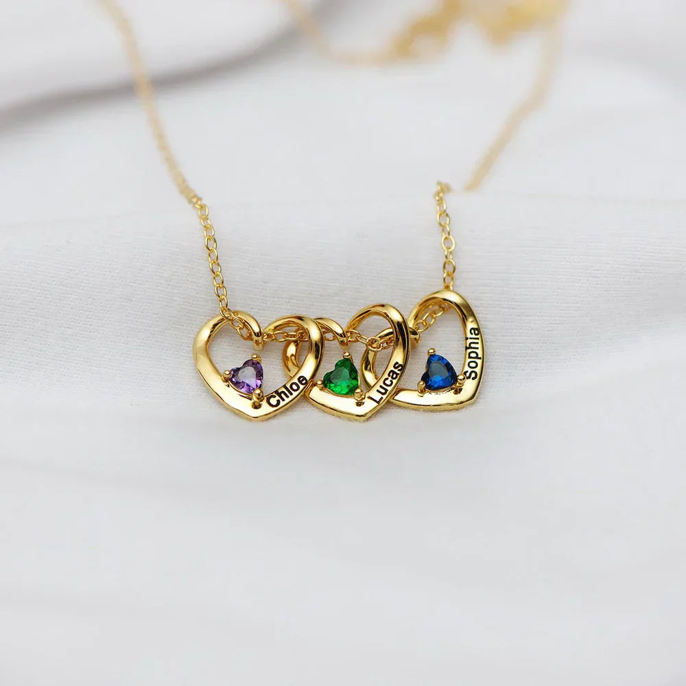 Colar Amor de Mãe Personalizável - Nome e Mês de Aniversário