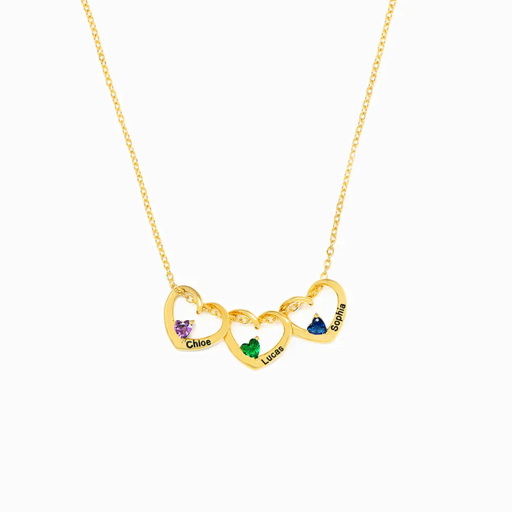 Colar Amor de Mãe Personalizável - Nome e Mês de Aniversário
