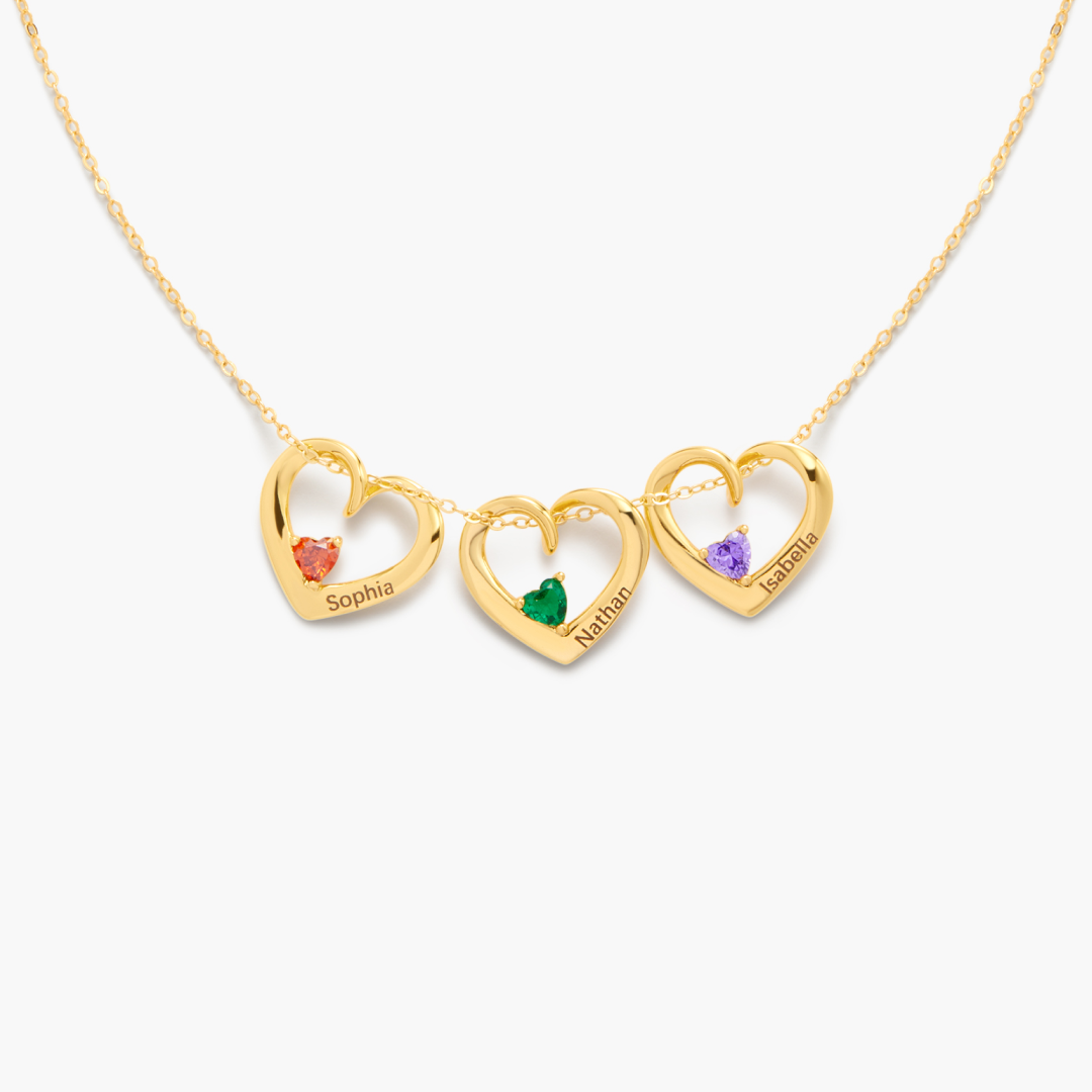 Colar Amor de Mãe Personalizável - Nome e Mês de Aniversário