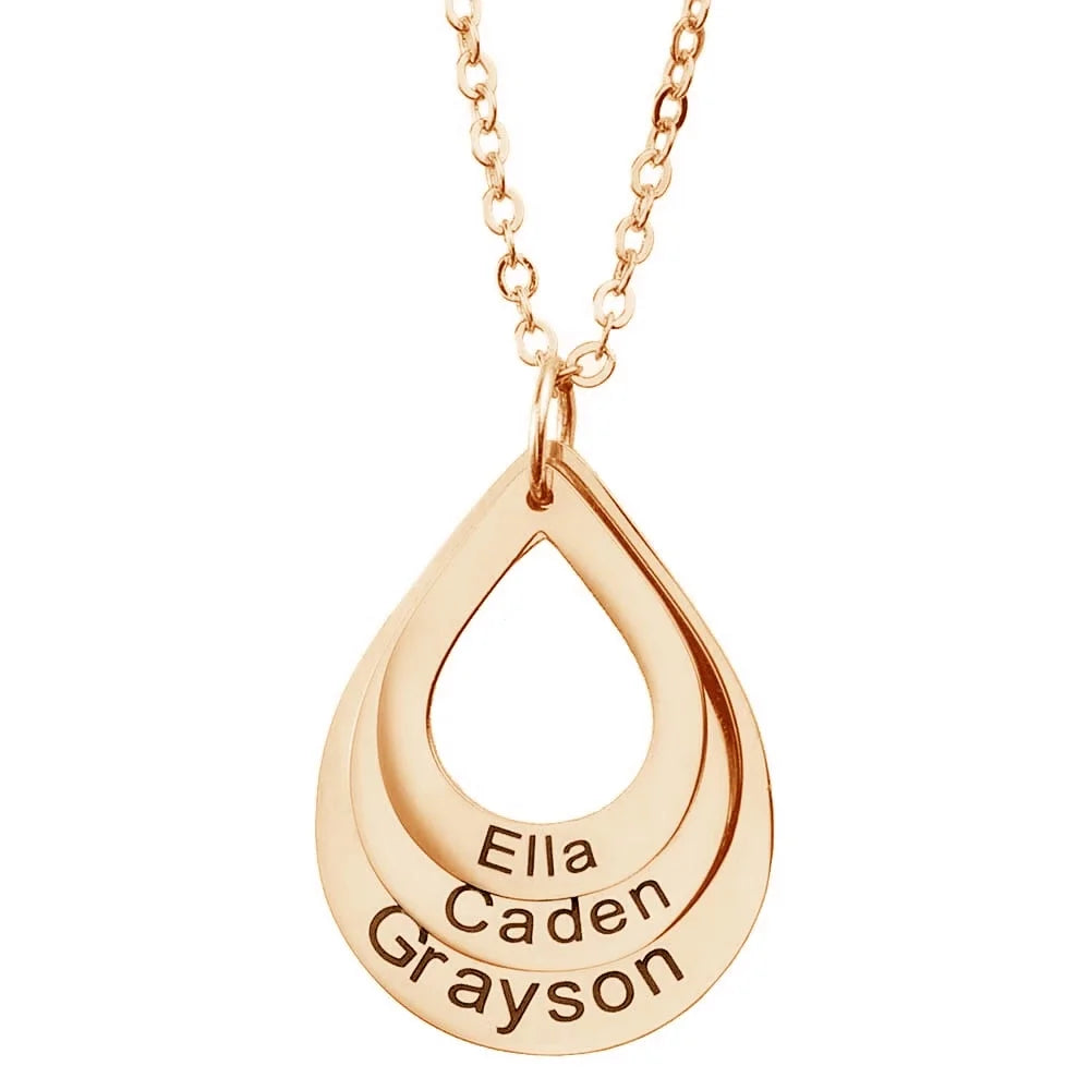 Colar Gota de Amor Personalizado