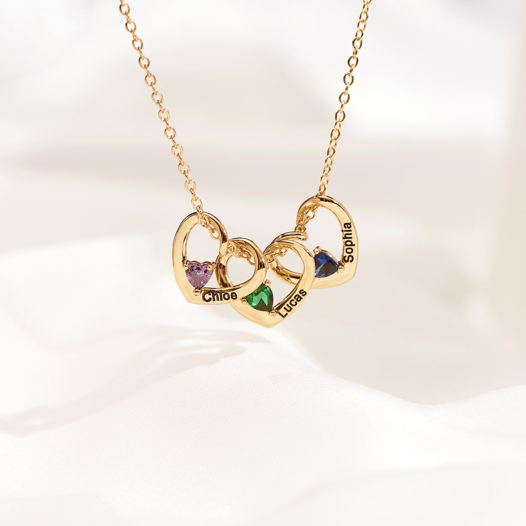 Colar Amor de Mãe Personalizável - Nome e Mês de Aniversário