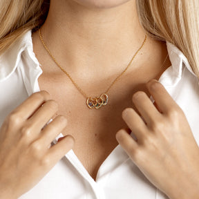 Colar Amor de Mãe Personalizável - Nome e Mês de Aniversário