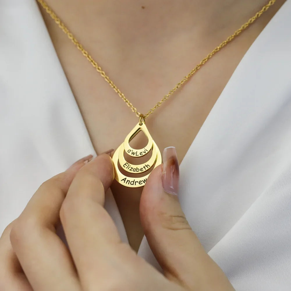 Colar Gota de Amor Personalizado