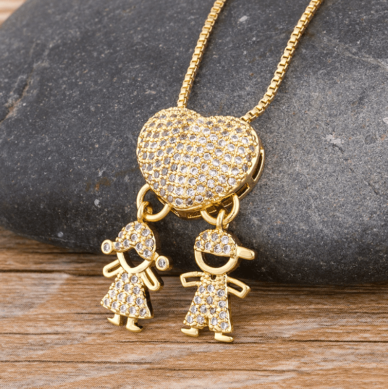 Colar Amor | Mãe Banhado a Ouro 18k | Amor Eterno | Frete Grátis